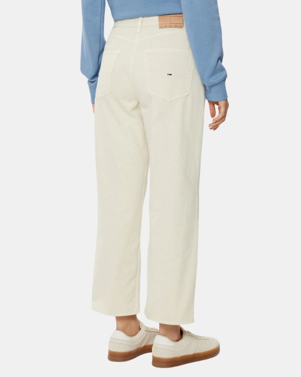 Calças de Ganga Femininas TOMMY HILFIGER Bege DW0DW19392