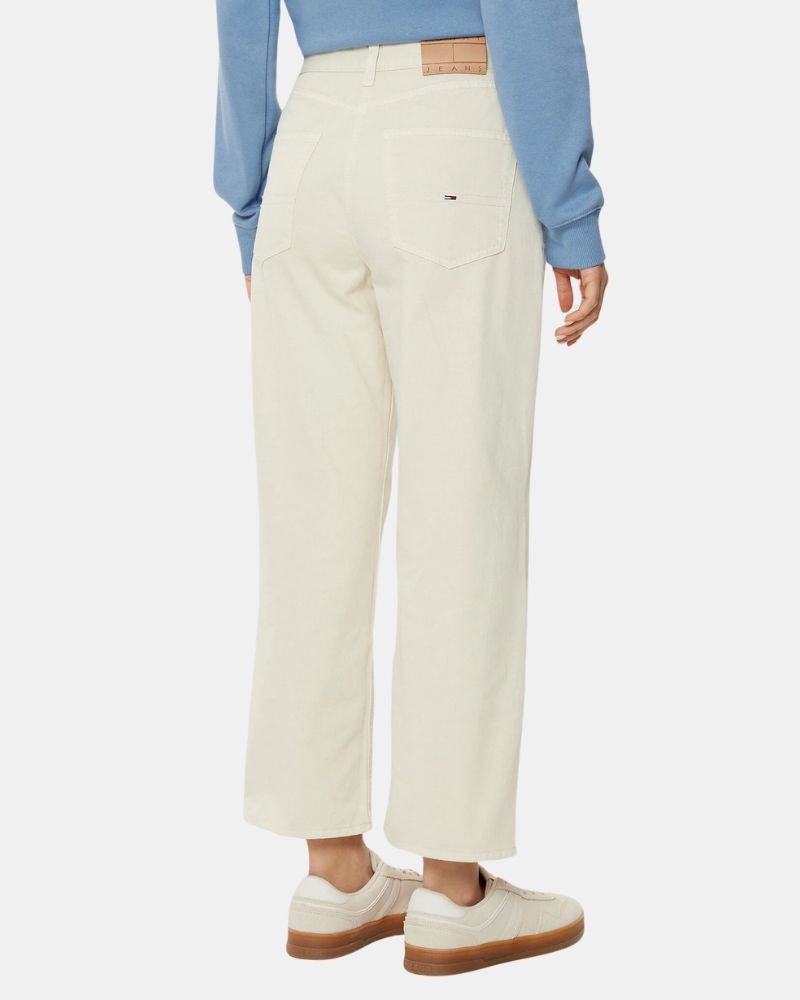 Calças de Ganga Femininas TOMMY HILFIGER Bege DW0DW19392