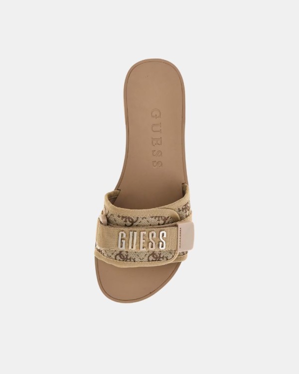  Sandalias Abiertas Mujer GUESS Beige FLJELY LEL19