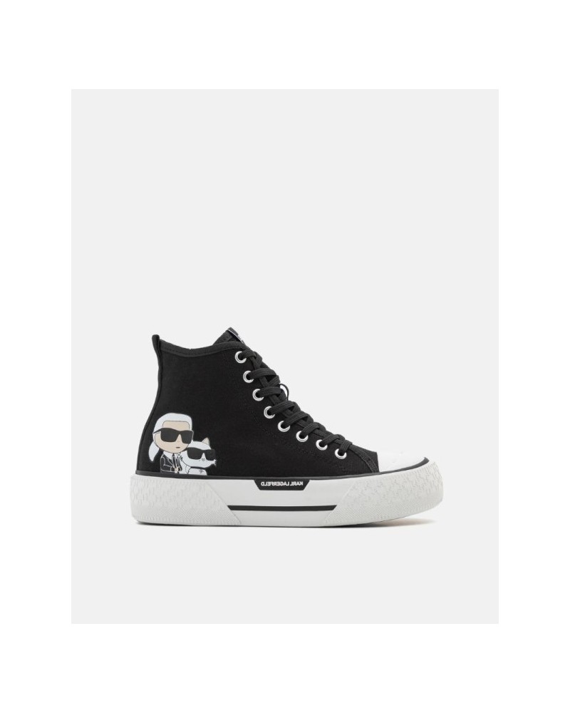 Sapatilhas Altas Mulher Karl Lagerfeld Preto KL60654T KAMPUS MAX III