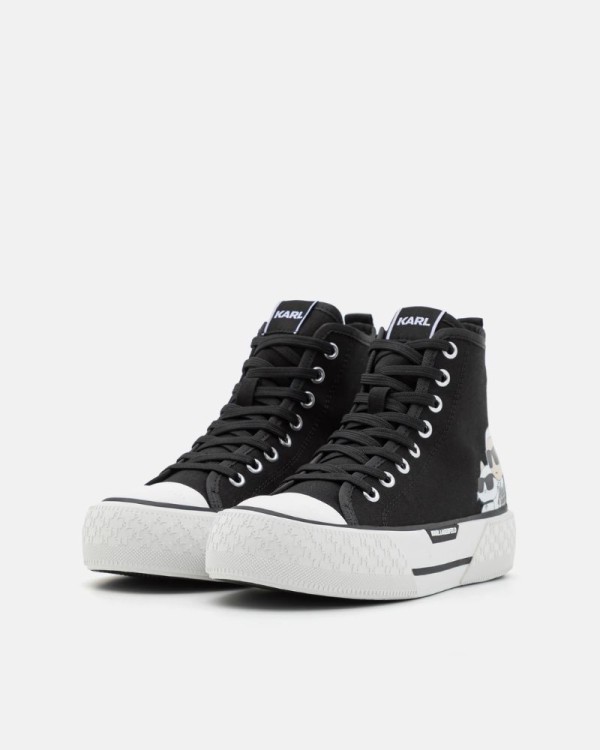  Zapatillas Altas Mujer Karl Lagerfeld Negro KL60654T KAMPUS MAX III