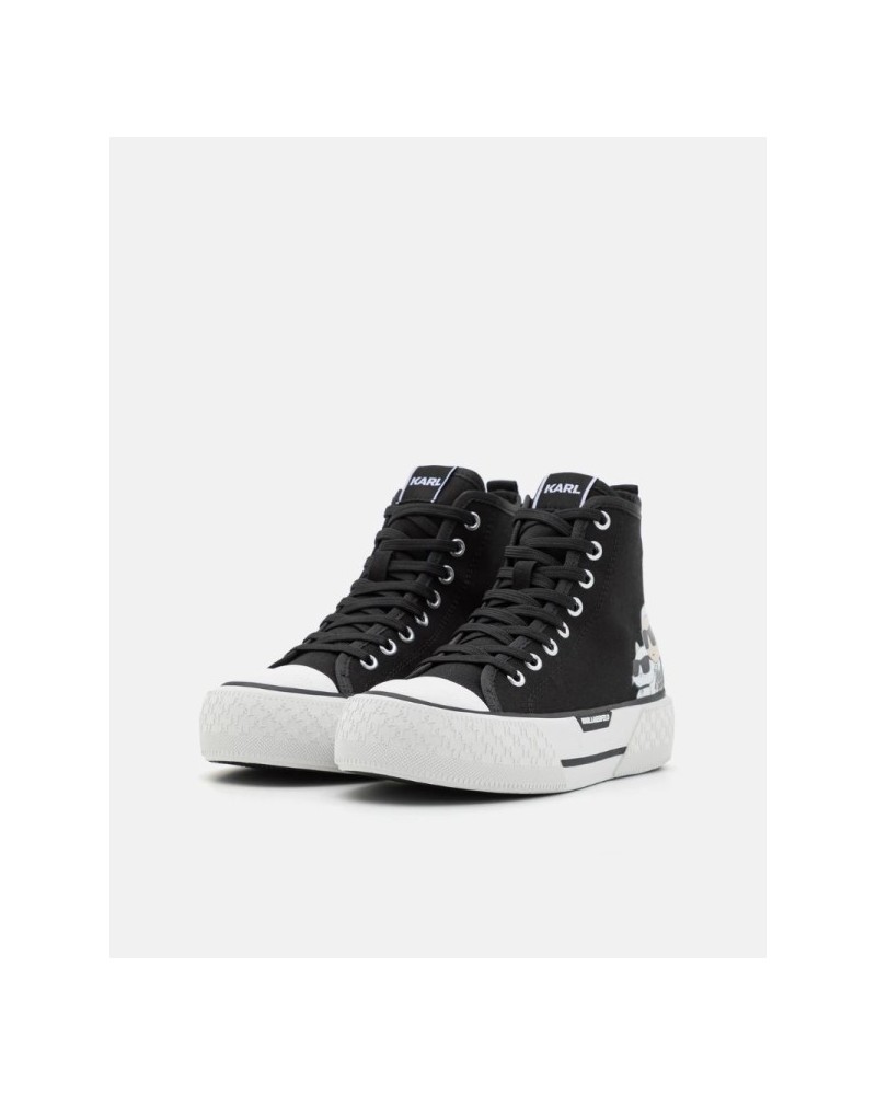 Zapatillas Altas Mujer Karl Lagerfeld Negro KL60654T KAMPUS MAX III