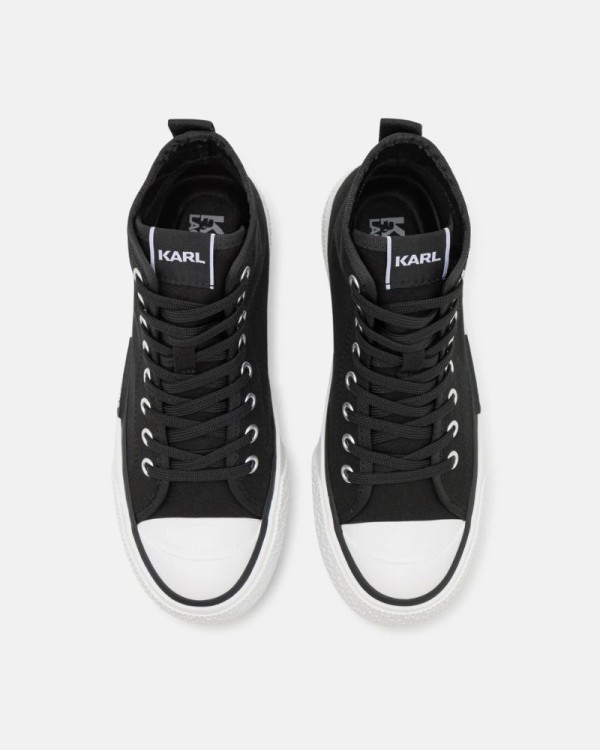  Zapatillas Altas Mujer Karl Lagerfeld Negro KL60654T KAMPUS MAX III