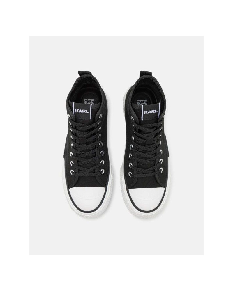 Sapatilhas Altas Mulher Karl Lagerfeld Preto KL60654T KAMPUS MAX III