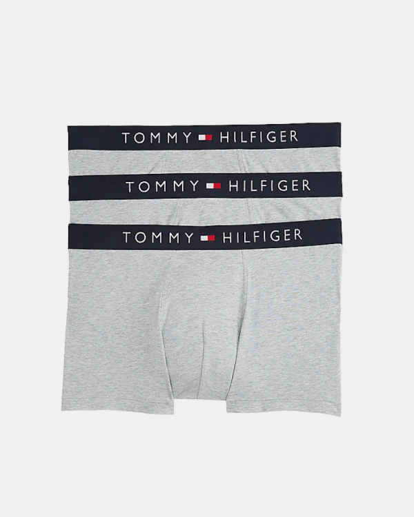 Cuecas Boxer Hombre TOMMY HILFIGER Cinza UM0UM034000R4 3P TRUNK