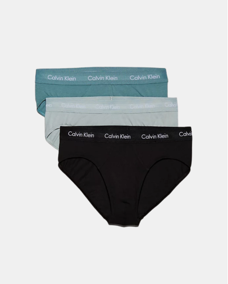 Roupa Interior Parte de Baixo Homem CALVIN KLEIN Multicolor 0000U2661GQ27 HIP BRIEF 3PK