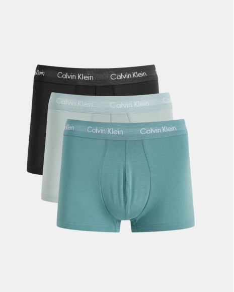 Cueca Homem CALVIN KLEIN Multicolor 0000U2664GQ27 LOW RISE TRUNK 3PK