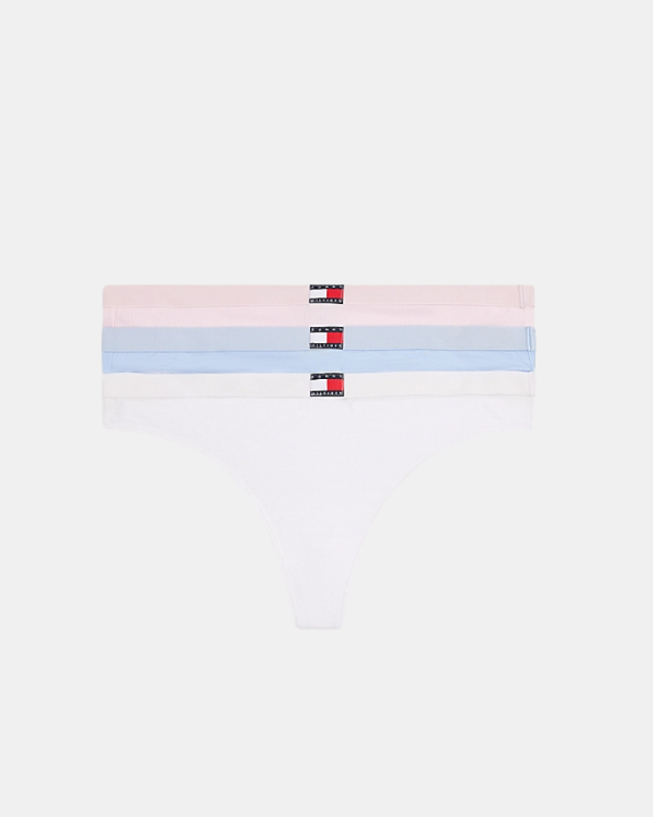 Roupa interior Parte de baixo Mulher TOMMY HILFIGER Multicolor UW0UW056410IC 3 PACK Fio Dental