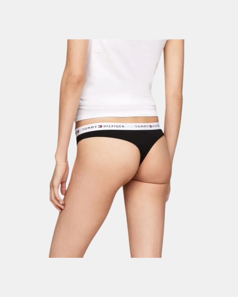 Cuecas Thong TOMMY HILFIGER Preto UW0UW055300SI 3 PACK