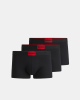 Cuecas Boxer Homem HUGO Preto 50532797 TRUNK TRIPLET GALAXY