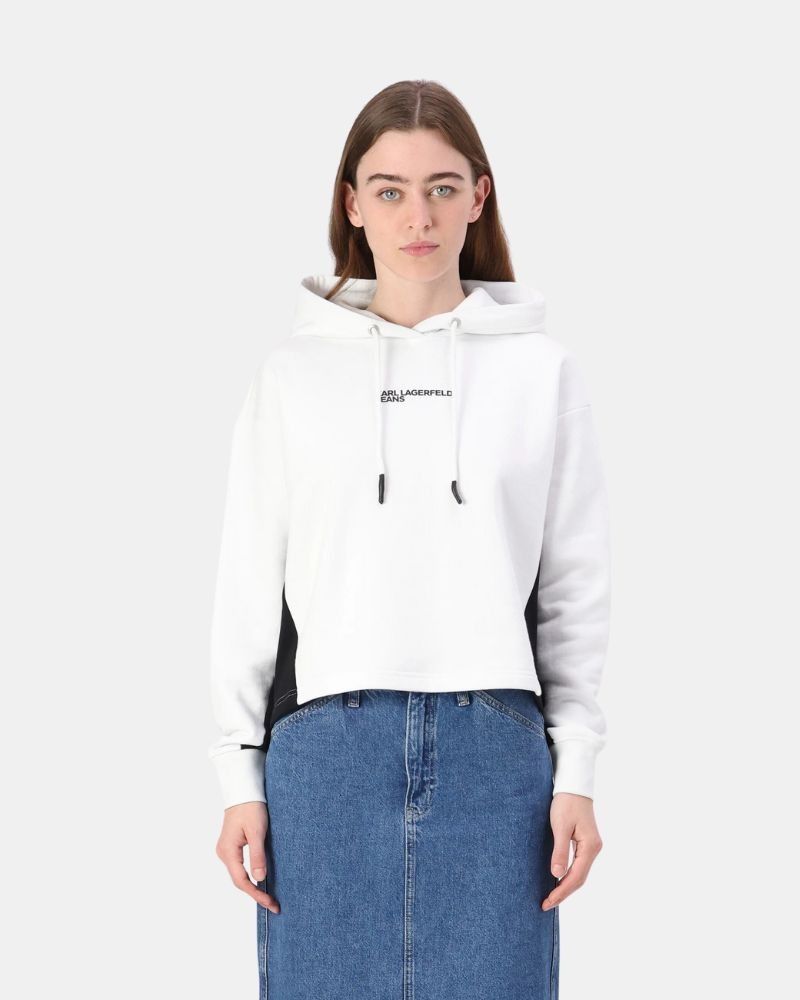  Sudaderas Hoodie Mujer Karl Lagerfeld Blanco A1W20017