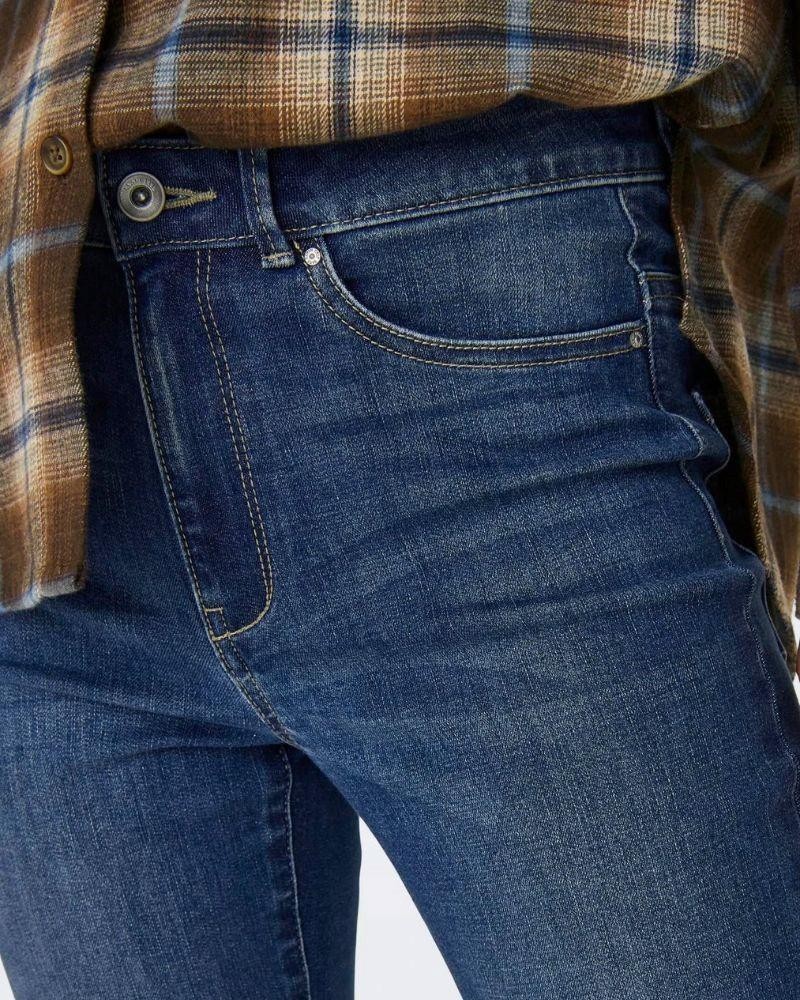 Calças Mulher ONLY Azul 15318462 ONLROSE HW RETRO FLARED