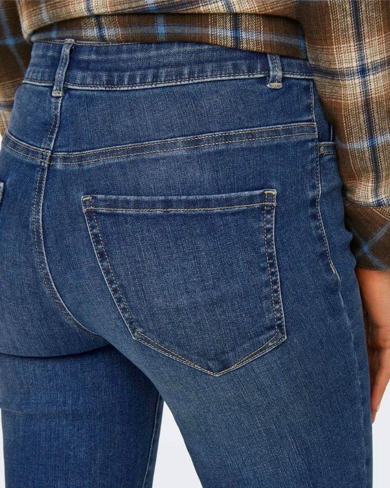  Pantalones Mujer ONLY Azul 15318462 ONLROSE HW RETRO FLARED
