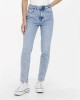 Calças de Gangas ONLY Mulher Azul 15248715 ONLEMILY STRETCH