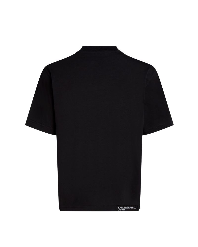 T-shirts Manga curta Homem Karl Lagerfeld Negro A1M17052