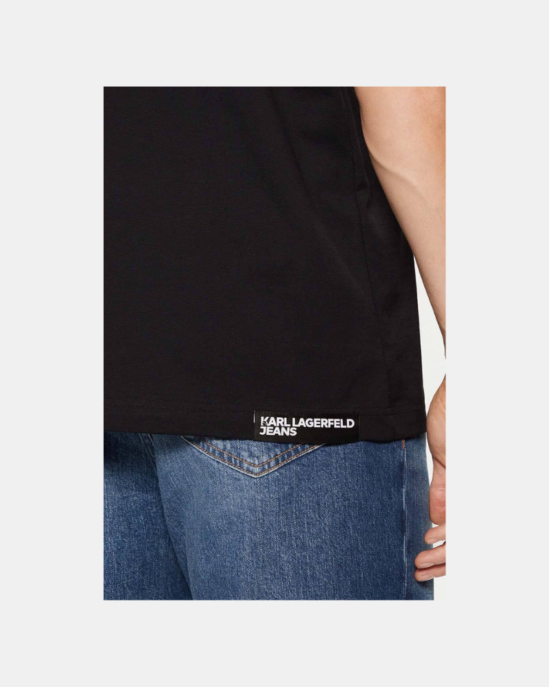 T-shirts Manga curta Homem Karl Lagerfeld Negro A1M17052
