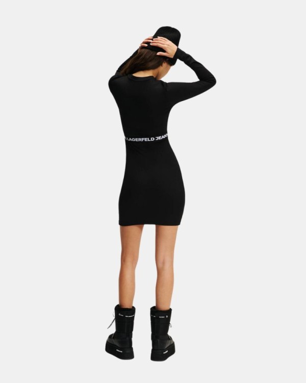 Vestidos Manga Comprida Mulher Karl Lagerfeld Negro A1W13009