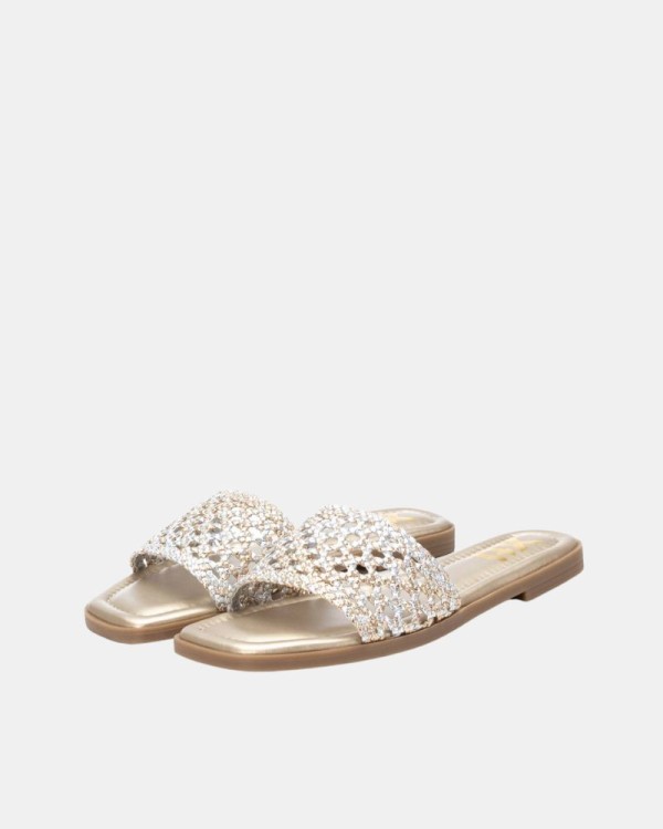  Sandalias Abiertas Mujer XTI Oro 130262