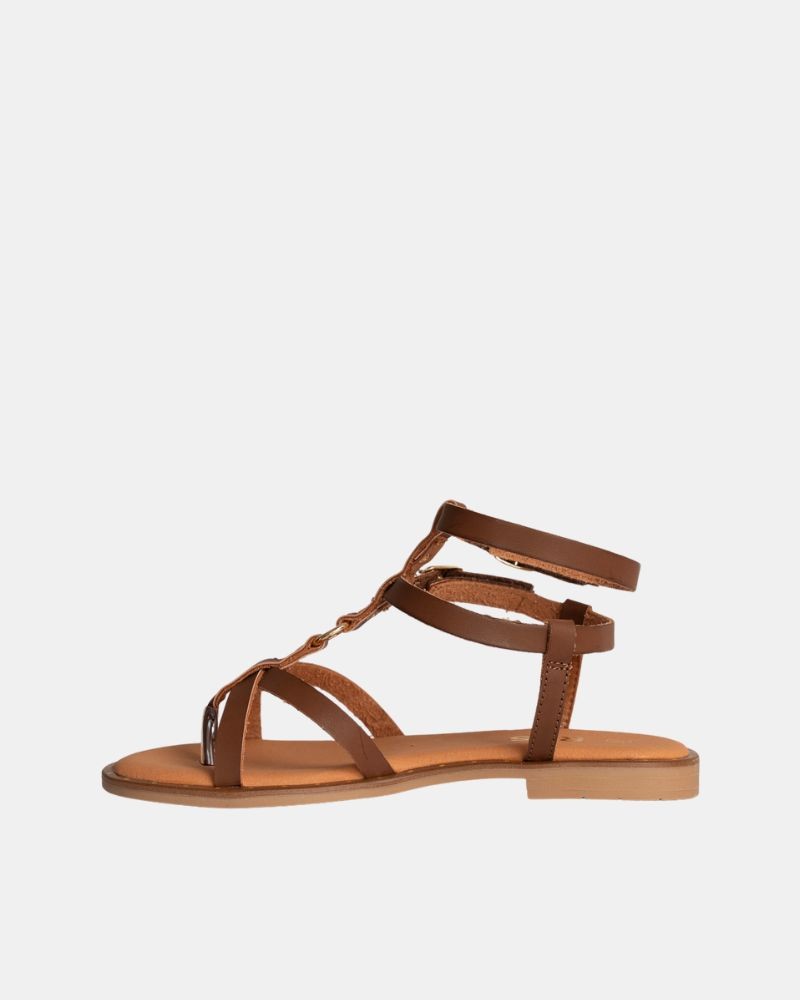 Sandalias De dedo Mulher RKS Castanho 122490