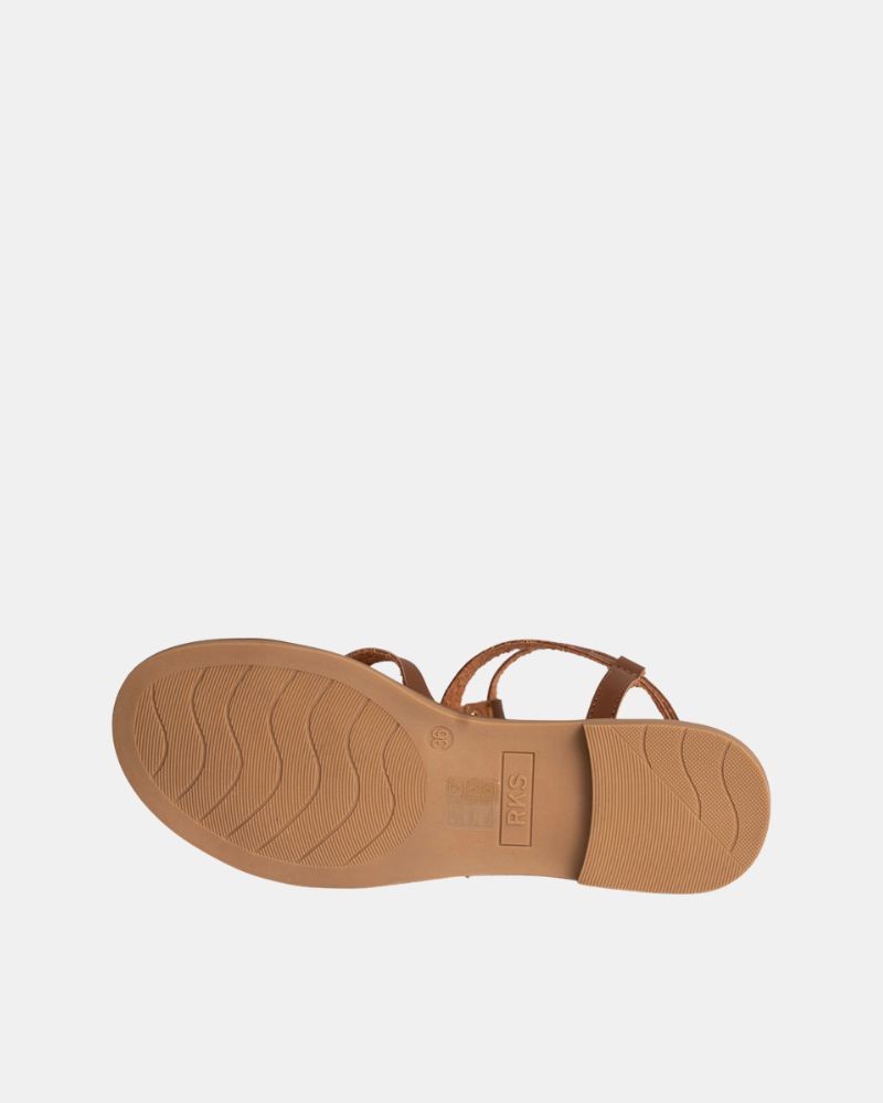Sandalias De dedo Mulher RKS Castanho 122490