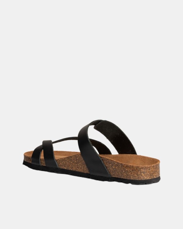  Sandalias De dedo Mujer RKS Negro 3572