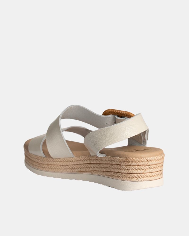  Sandalias Abiertas Mujer RKS Blanco 5694