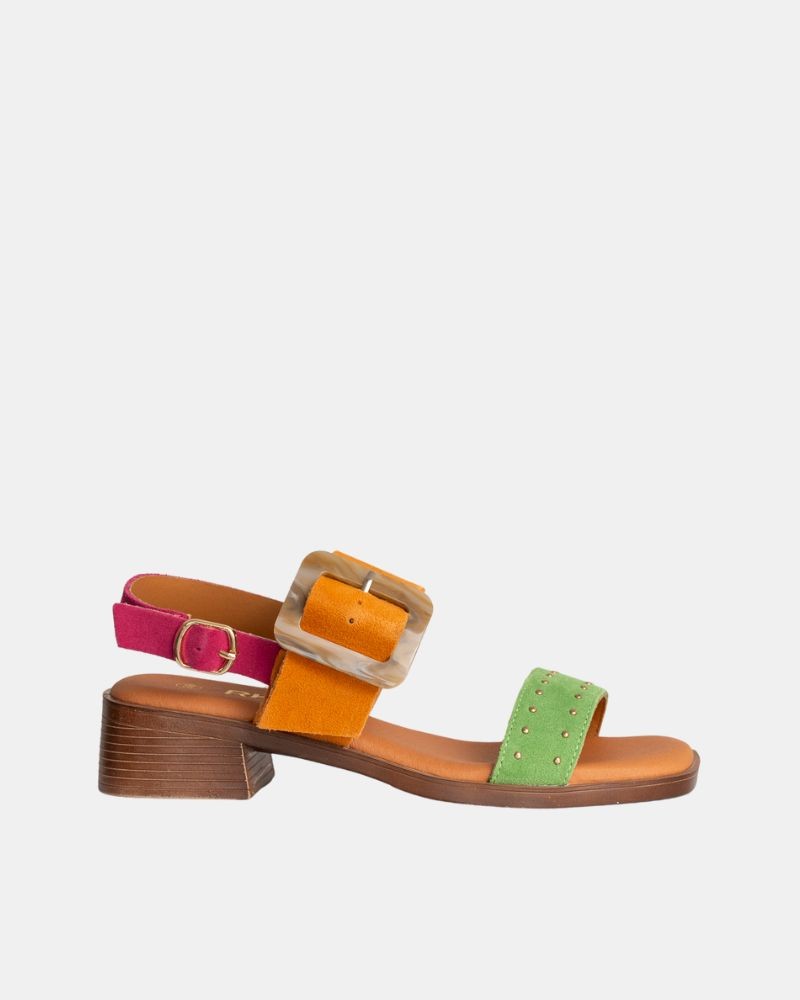  Sandalias Abiertas Mujer RKS Multicolor 122435