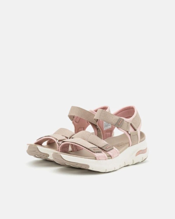  Sandalias Fascitis plantar Mujer SKECHERS Rosa 119305 ARCH FIT FRESH BLOOM