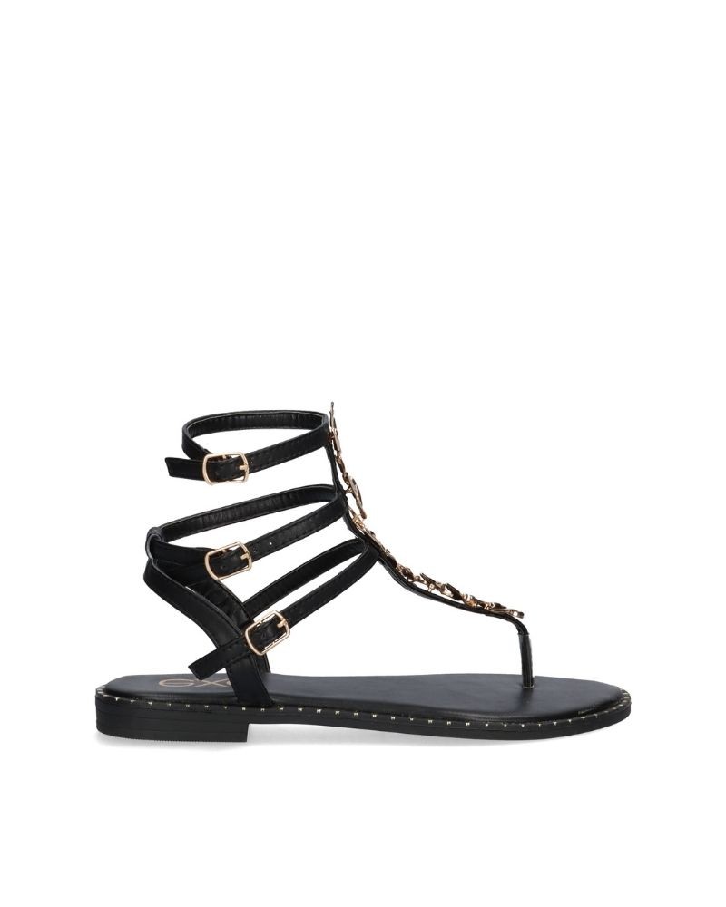 Sandalias Mujer EXE Negro P4015 7