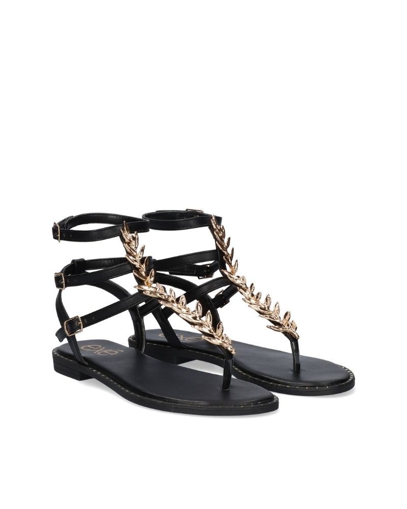Sandalias Mujer EXE Negro P4015 7