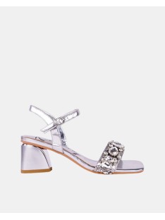  Sandalias Fiesta Mujer RockAway Plata 85667
