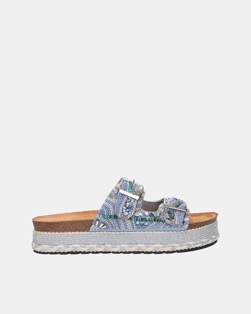 Sandalias Abertas Mulher LA STRADA Azul 2481508