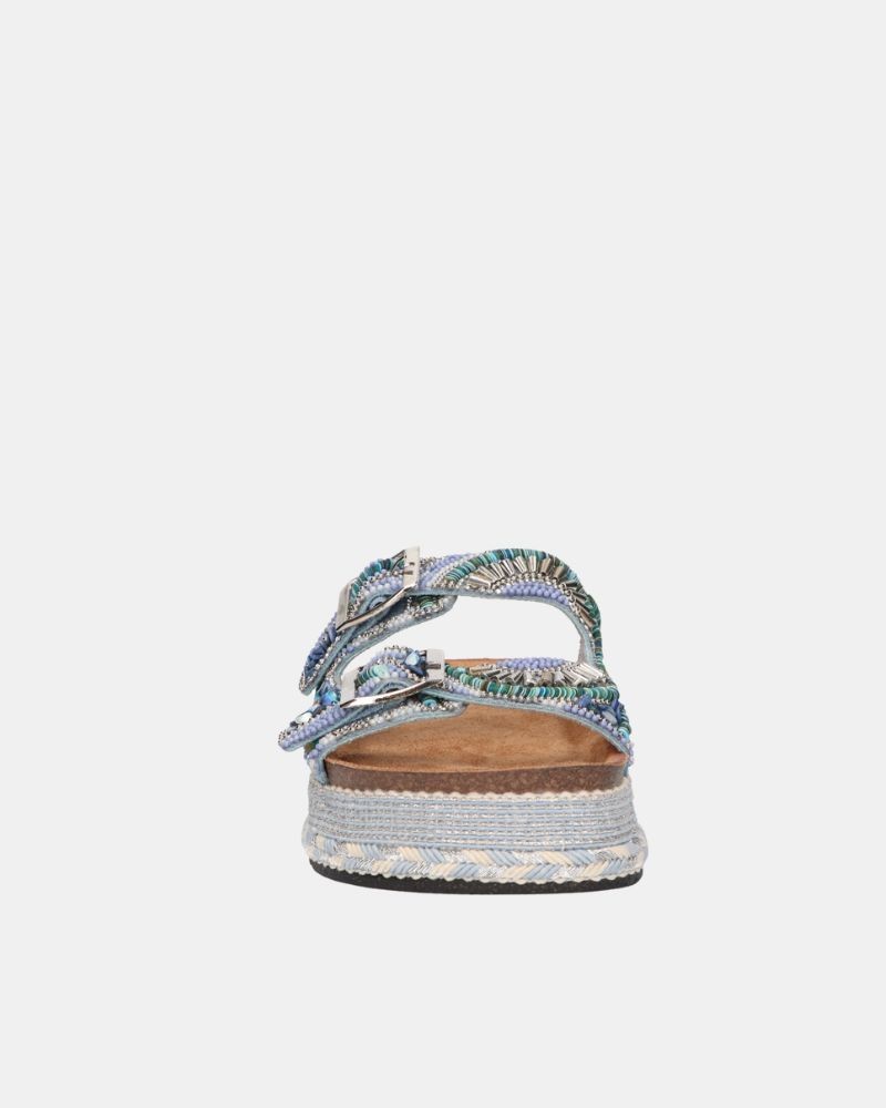Sandalias Abertas Mulher LA STRADA Azul 2481508