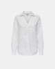 Camisas Manga Comprida Mulher ONLY Branco 15338802 CARO
