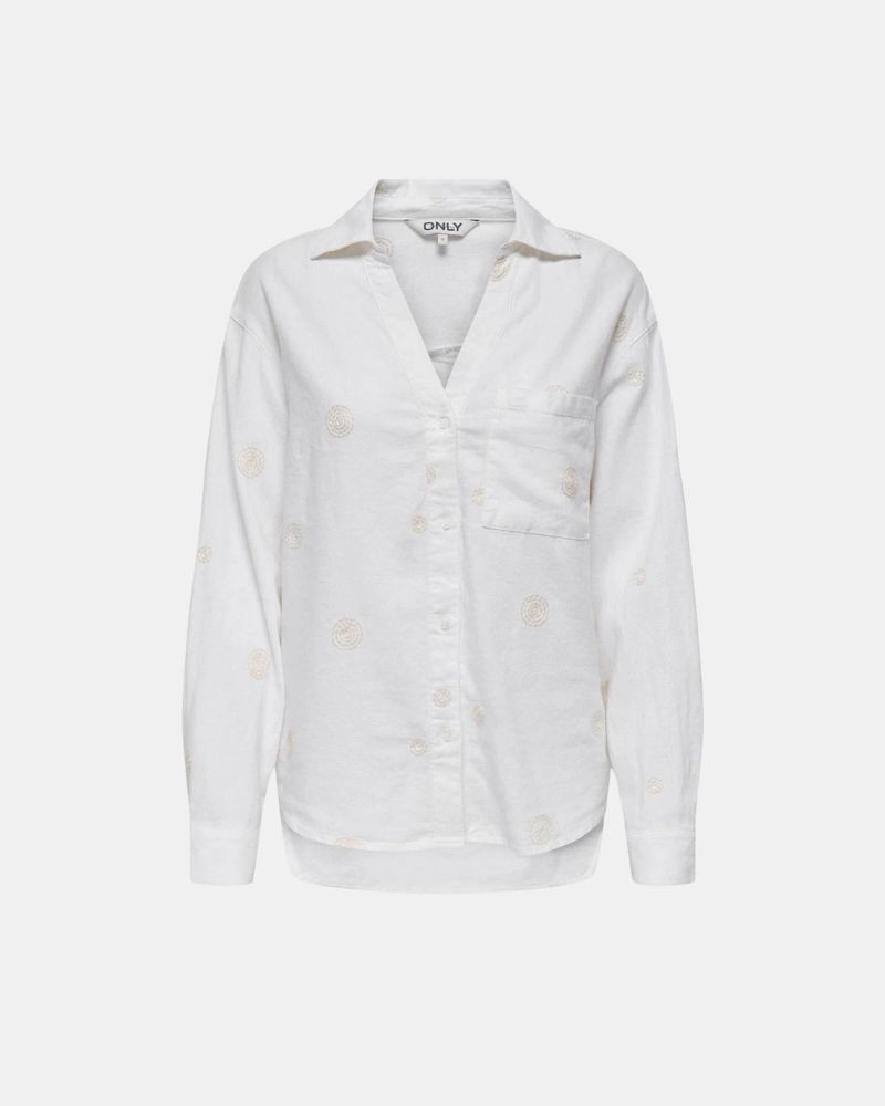  Camisas Manga larga Mujer ONLY Blanco 15338802 CARO