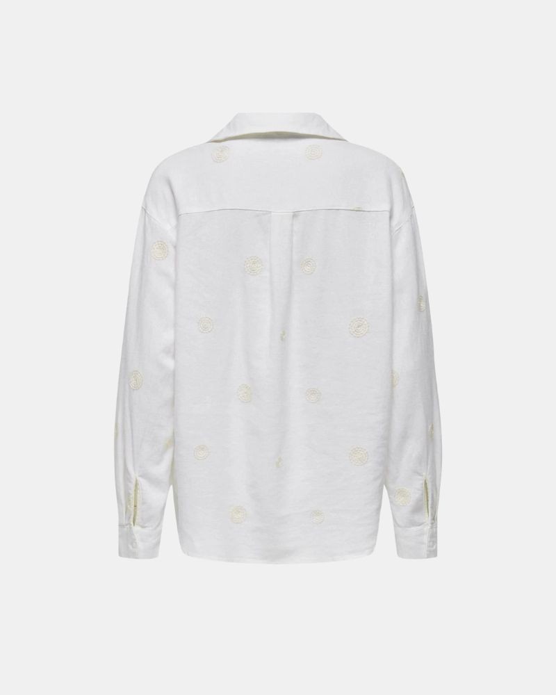  Camisas Manga larga Mujer ONLY Blanco 15338802 CARO