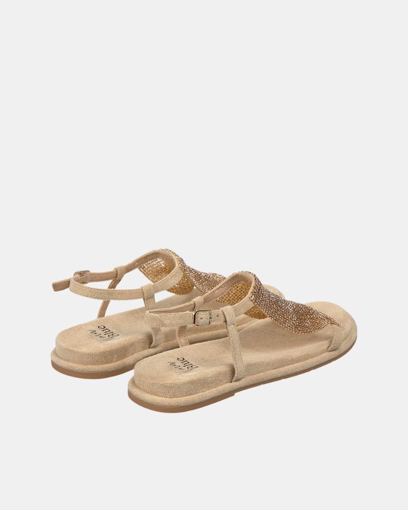  Sandalias Abiertas Mujer Alma Blue Arena V25BLJ108