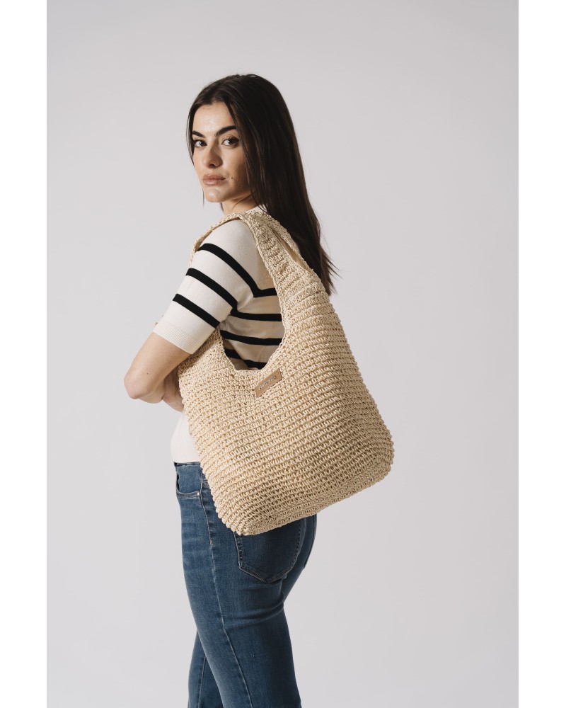 Bolsos de Rafia Mulher REFRESH Bege 183186