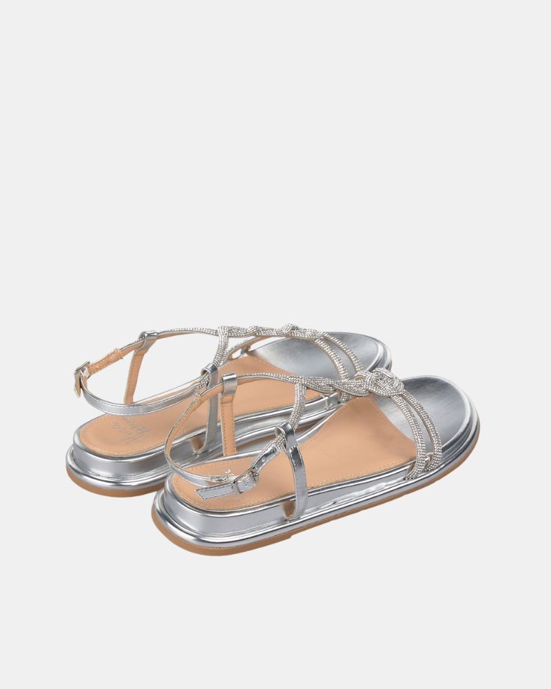 Sandalias Fiesta Mulher Alma Blue Prata V25BLD109