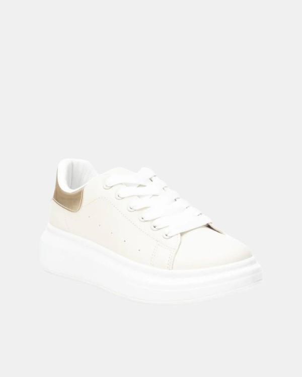  Zapatillas Bajas Mujer REFRESH Oro 171650