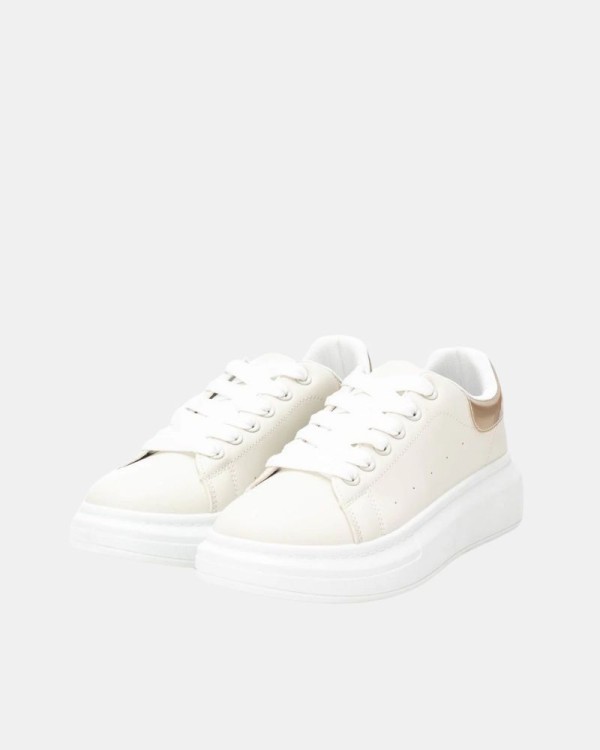 Zapatillas Bajas Mujer REFRESH Oro 171650