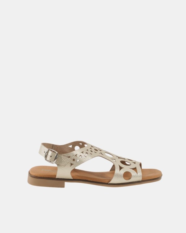 Sandalas Abertas Mulher RKS Ouro 3049