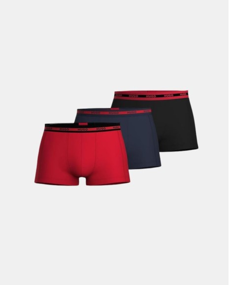 Cuecas Boxer Homem HUGO Multicolor 50503083 TRUNK TRIPLET PLANET