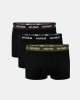 Cuecas Boxer Homem HUGO Preto 50517878 TRUNK TRIPLET PACK