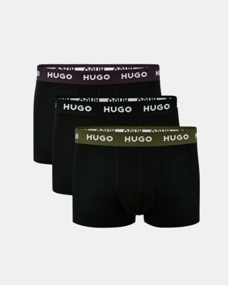 Cuecas Boxer Homem HUGO Preto 50517878 TRUNK TRIPLET PACK