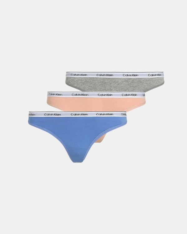 Roupa Interior Feminina CALVIN KLEIN Multicolor 000QD5209EW9G THONG 3UN