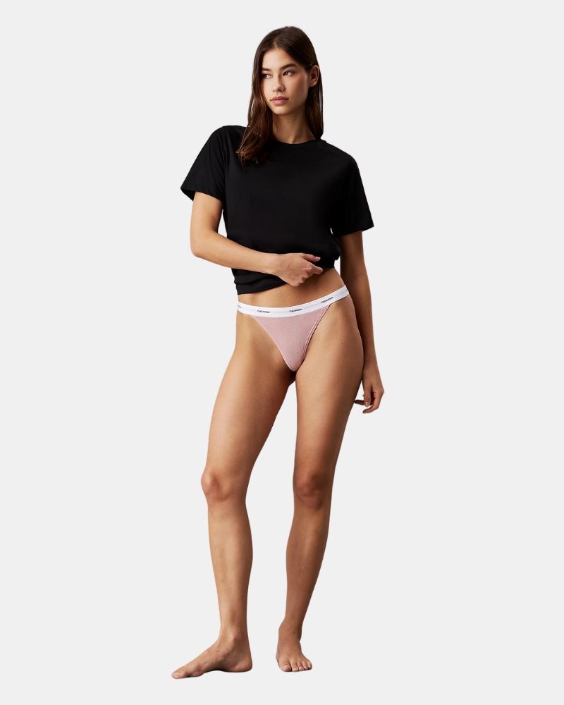  Ropa interior Mujer CALVIN KLEIN Multicolor LV00QD5308TL2 STRING THONG 3PK