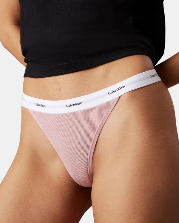  Ropa interior Mujer CALVIN KLEIN Multicolor LV00QD5308TL2 STRING THONG 3PK