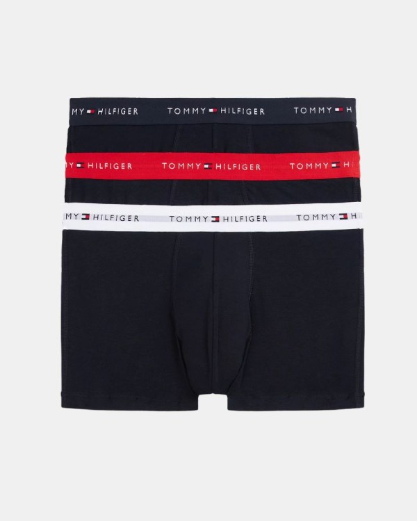 Cuecas Boxer Hombre TOMMY HILFIGER Azul UM0UM027630W3 3P WB TRUNK