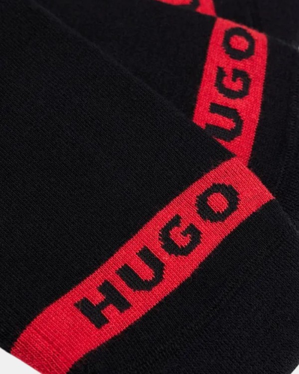 Meias Curtas Homem HUGO Preto 50514916 3P LC PLUSH TAPE CC